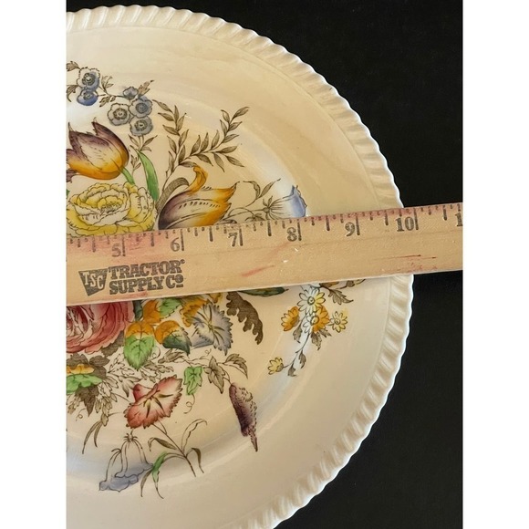 Vintage Johnson Bros Windsor Ware GARDEN BOUQUET 10” Dinner Plate. - Picture 4 of 4